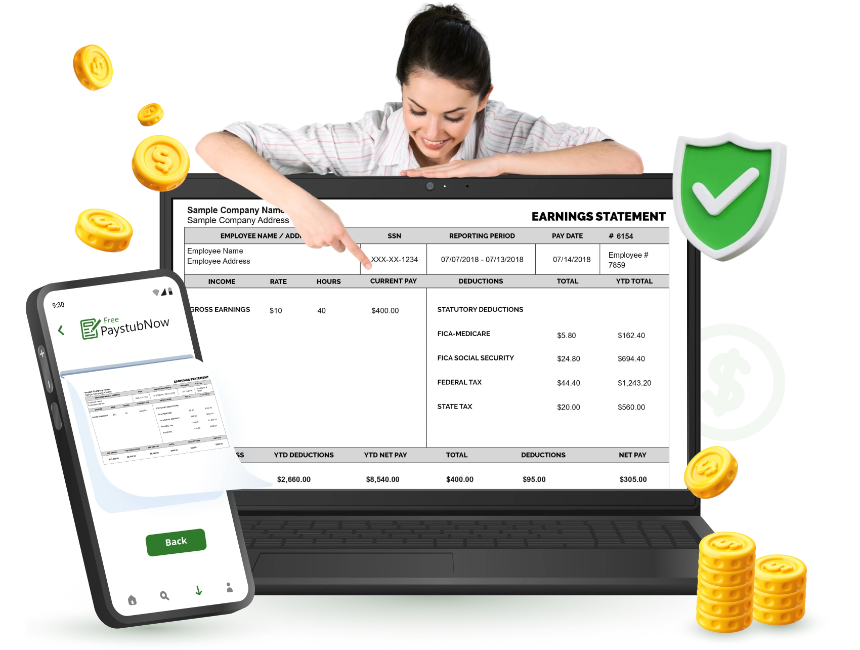 Paystub Image